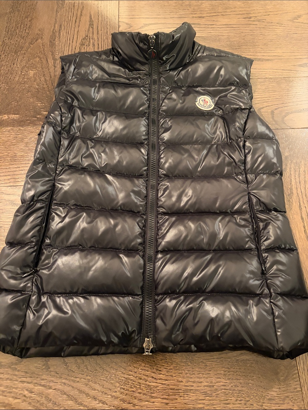 Moncler barely worn Black Puffer Vest - Lightweight Quilted Jacket